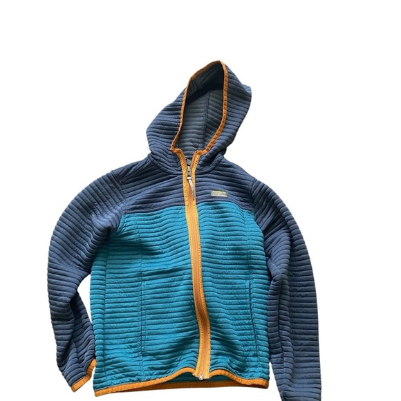 L.L. Bean Airlight Full zip colourblock hoodie - Picture 1 of 9